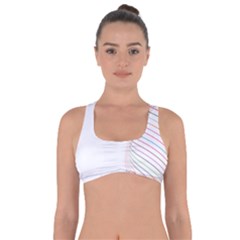 Line Wave Rainbow Got No Strings Sports Bra