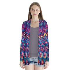 Moreau Rainbow Paint Cardigans by Mariart