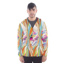 Illustration Material Collection Line Rainbow Polkadot Polka Hooded Wind Breaker (men) by Mariart