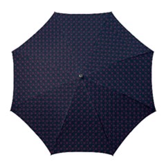 Purple Floral Seamless Pattern Flower Circle Star Golf Umbrellas