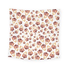 Pine Cones Pattern Square Tapestry (small) by Mariart