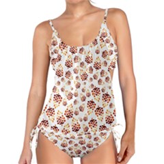 Pine Cones Pattern Tankini by Mariart