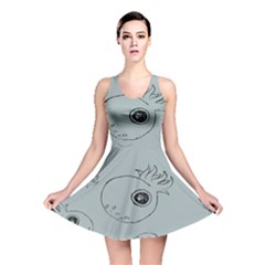 Tiny Octopus Reversible Skater Dress by Mariart