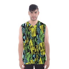 Sign Don t Panic Digital Security Helpline Access Men s Basketball Tank Top by Mariart