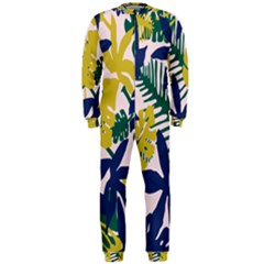 Tropics Leaf Yellow Green Blue Onepiece Jumpsuit (men)  by Mariart