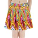 Rainbow Gnarls Pleated Mini Skirt View1