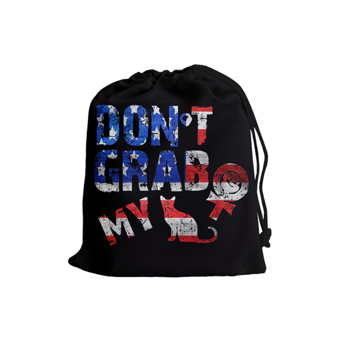 Dont grab my Drawstring Pouches (Large) 