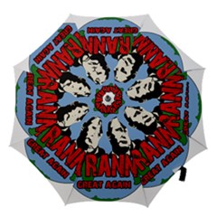 Make Tyranny Great Again Hook Handle Umbrellas (medium) by Valentinaart