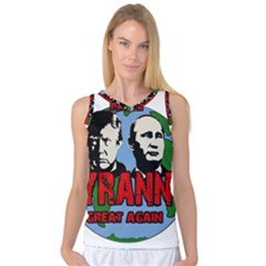 Make Tyranny Great Again Women s Basketball Tank Top by Valentinaart