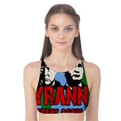 Make Tyranny Great Again Tank Bikini Top by Valentinaart