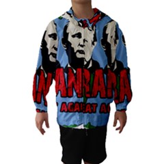 Make Tyranny Great Again Hooded Wind Breaker (kids) by Valentinaart