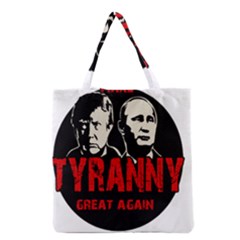 Make Tyranny Great Again Grocery Tote Bag by Valentinaart