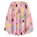 Summer pattern High Waist Skirt View2