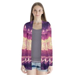 A Gold And Royal Purple Fractal Map Of The Stars Cardigans