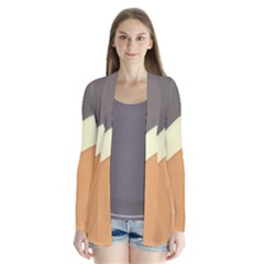 Wave Chevron Waves Material Cardigans