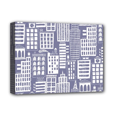 Building Citi Town Cityscape Deluxe Canvas 16  x 12  