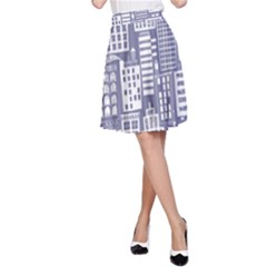 Building Citi Town Cityscape A-line Skirt