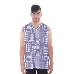 Building Citi Town Cityscape Men s Basketball Tank Top