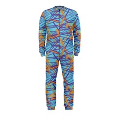 Geometric Line Cable Love Onepiece Jumpsuit (kids) by Mariart