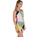 Geometric Polka Triangle Dots Line Sleeveless Bodycon Dress View3