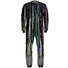 Heimbold Sign Random Shadow Line Vertical Light Onepiece Jumpsuit (men)  by Mariart