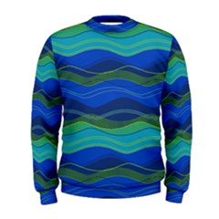 Geometric Line Wave Chevron Waves Novelty Men s Sweatshirt