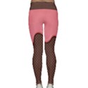 Ice Cream Pink Choholate Plaid Chevron Classic Yoga Leggings View2