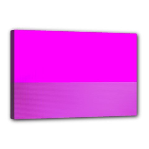 Line Pink Canvas 18  X 12 