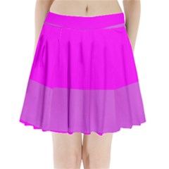 Line Pink Pleated Mini Skirt by Mariart