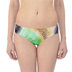 Mirror Light Hipster Bikini Bottoms by Mariart