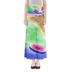 Mirror Light Maxi Skirts by Mariart