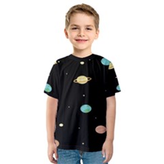 Planets Space Kids  Sport Mesh Tee