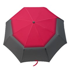 Red Gray Flag Line Horizontal Folding Umbrellas