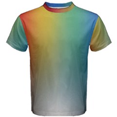 Rainbow Flag Simple Men s Cotton Tee