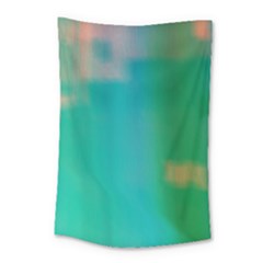 Shadow Faintly Faint Line Green Small Tapestry by Mariart