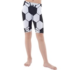 Soccer Camp Splat Ball Sport Kids  Mid Length Swim Shorts by Mariart