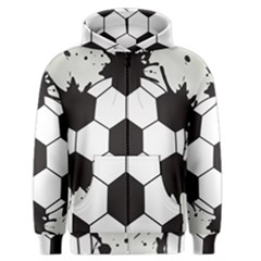 Soccer Camp Splat Ball Sport Men s Zipper Hoodie by Mariart