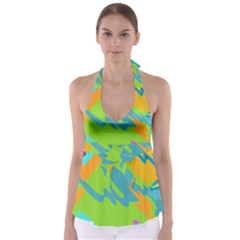 Skatepark Seaworld Fish Babydoll Tankini Top by Mariart