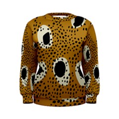 Surface Patterns Spot Polka Dots Black Women s Sweatshirt by Mariart