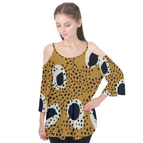 Surface Patterns Spot Polka Dots Black Flutter Tees by Mariart