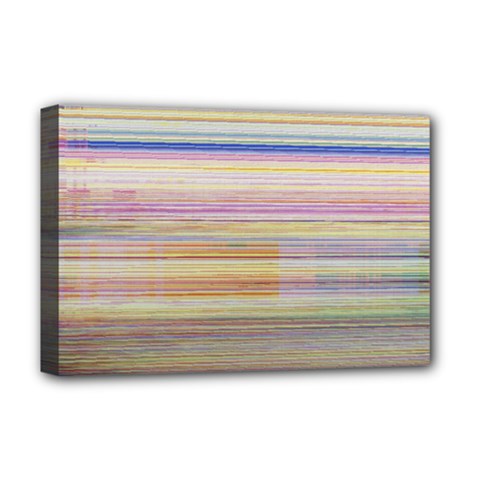 Shadow Faintly Faint Line Included Static Streaks And Blotches Color Deluxe Canvas 18  X 12   by Mariart