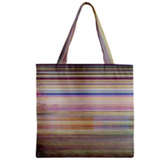 Shadow Faintly Faint Line Included Static Streaks And Blotches Color Zipper Grocery Tote Bag by Mariart