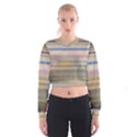 Shadow Faintly Faint Line Included Static Streaks And Blotches Color Cropped Sweatshirt View1