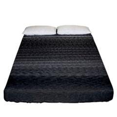 Shadow Faintly Faint Line Included Static Streaks And Blotches Color Gray Fitted Sheet (california King Size) by Mariart