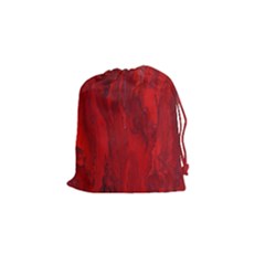 Stone Red Volcano Drawstring Pouches (small) 