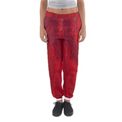 Stone Red Volcano Women s Jogger Sweatpants by Mariart