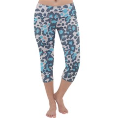 Sunbathing Beach Sea Capri Yoga Leggings by Mariart