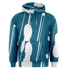 Violin Music Blue Men s Pullover Hoodie