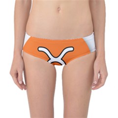 Taurus Symbol Sign Orange Classic Bikini Bottoms by Mariart