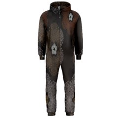 Walls Medallion Floral Grey Polka Hooded Jumpsuit (men) 